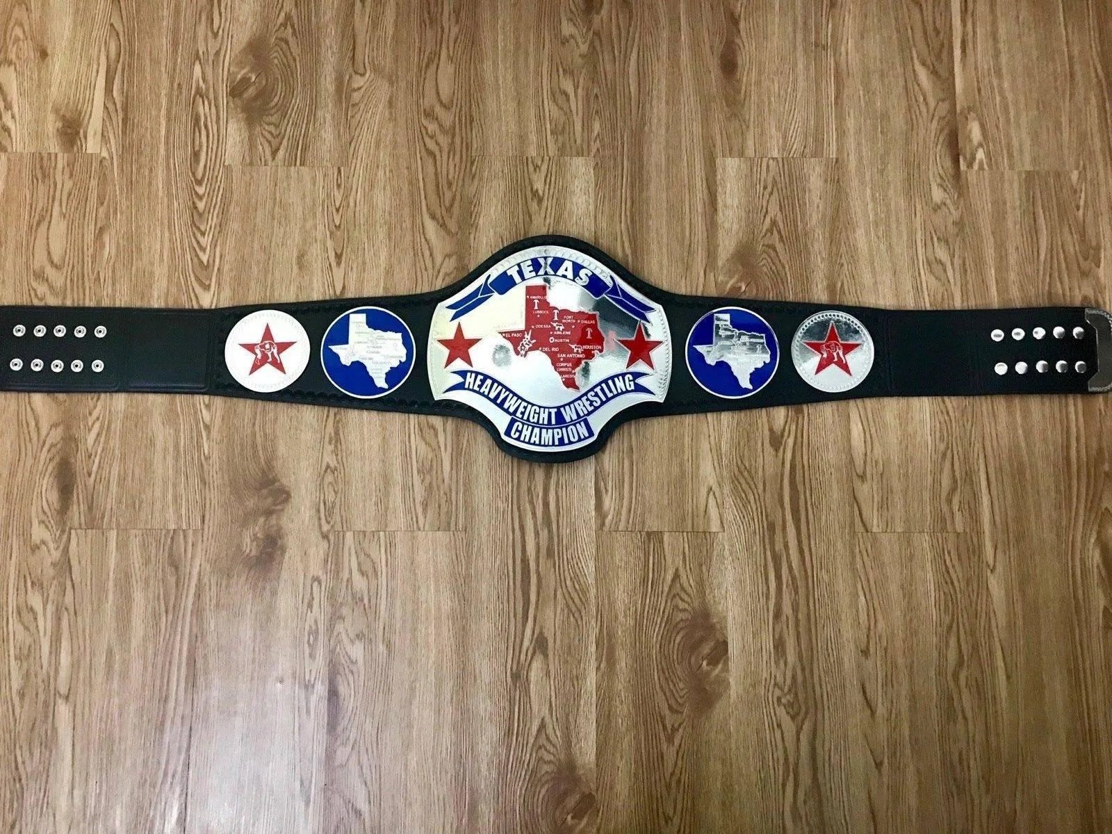 TEXAS HEAVYWEIGHT Brass Championship Belt - 4mm
