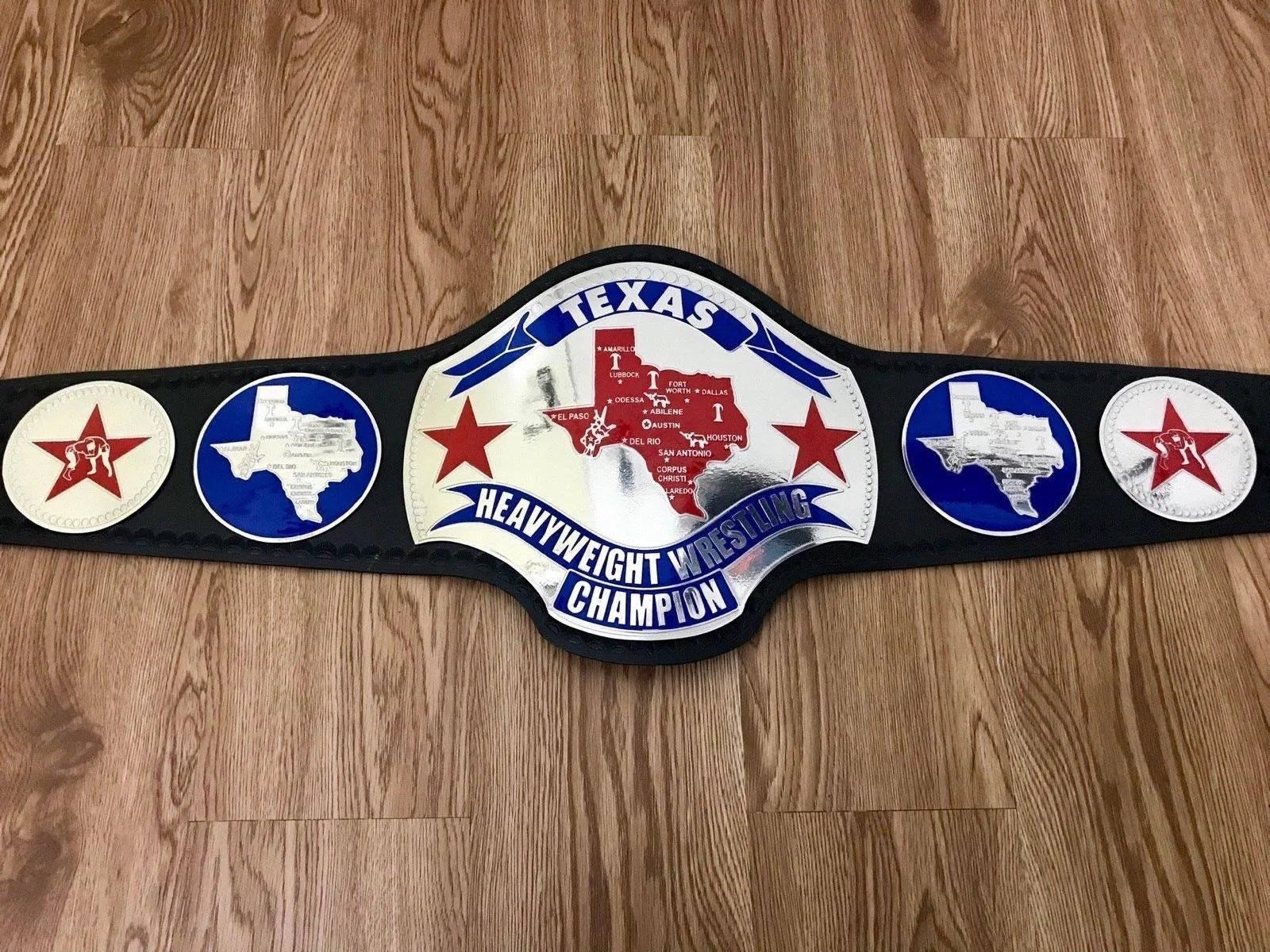 TEXAS HEAVYWEIGHT Brass Championship Belt - 6mm