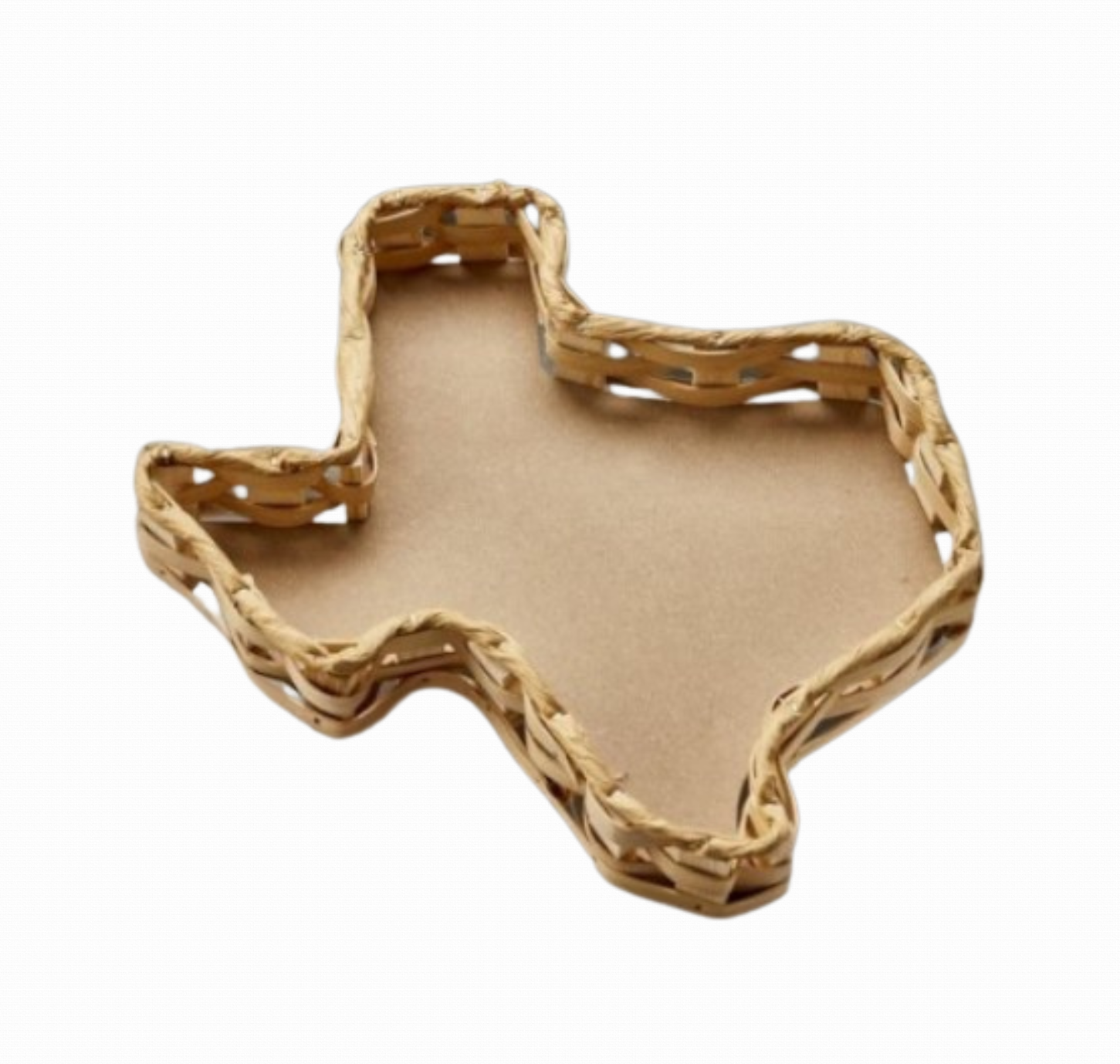 Texas Shaped Gift Basket shown as a bold Texas-themed gift presentation