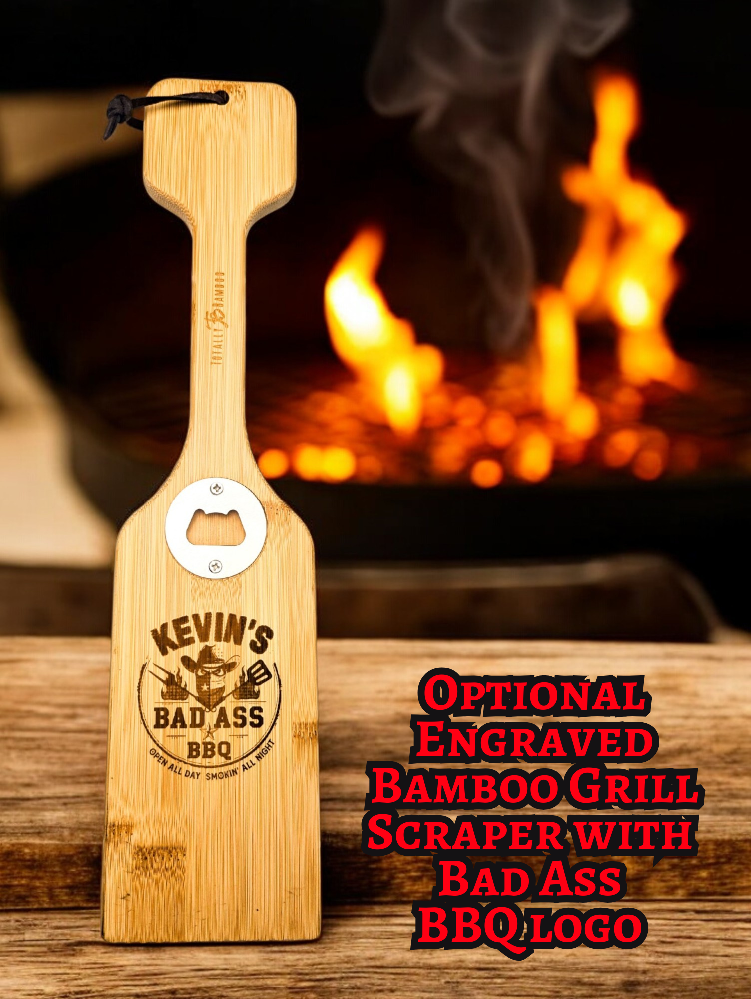 Barbecue-themed Texas gift box styled with smoky and spicy treats