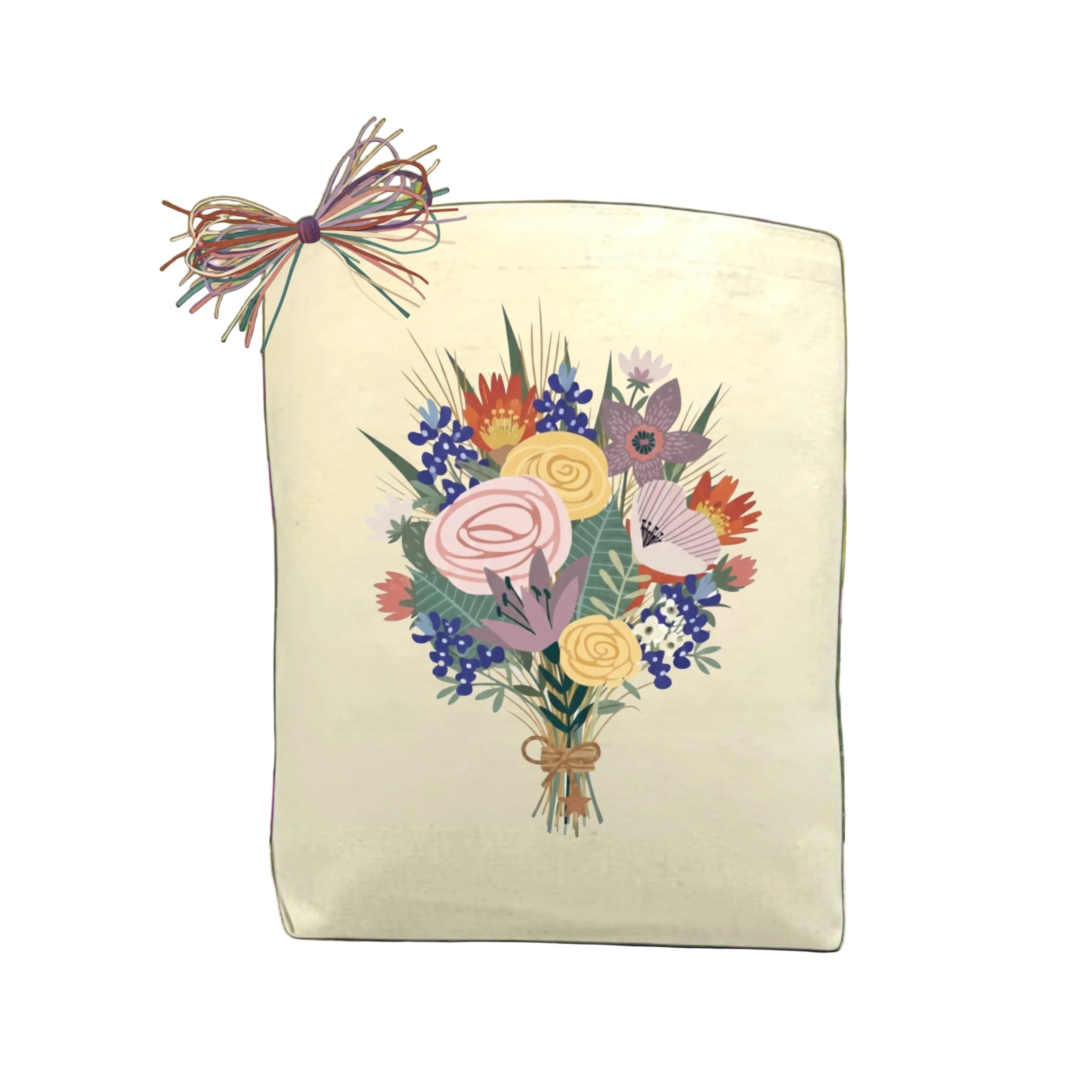 Texas Wildflower Bouquet Tote Bag featured as a Texas gift inspired by native wildflowers