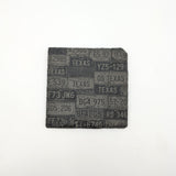 Lone Star Plate Art Slate Coaster