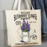 Texas Bluebonnet Flower Market Tote Bag
