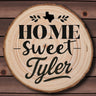 OPTIONAL Engraved "Home Sweet Tyler" Wood Slice Coaster