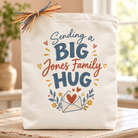 Design Your Own Big Custom Hug Gift Tote — Happy Mail Edition