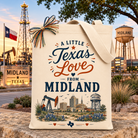 Design Your Own "A Little Texas Love from Midland" Gift Tote