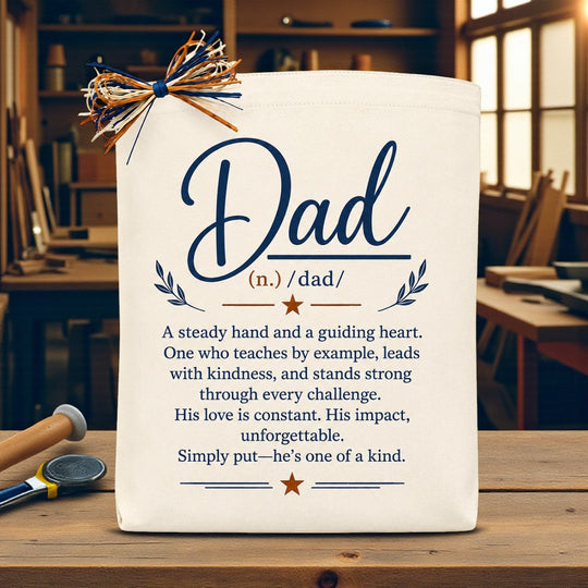 Design Your Own Definition of Dad Gift Tote