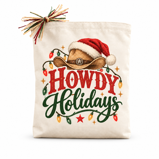 Design Your Own Howdy Holidays Gift Tote