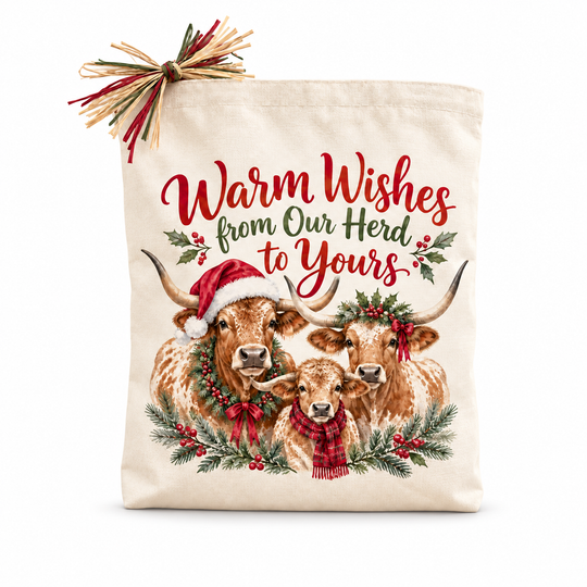 Design Your Own Warm Wishes from Our Herd to Yours Gift Tote