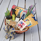 The Fredericksburg Homestead Basket shown as a signature Texas gift celebrating Hill Country heritage