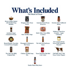 What's included in The Heart of Texas from The Texas Gift Company: each included item individually labeled.