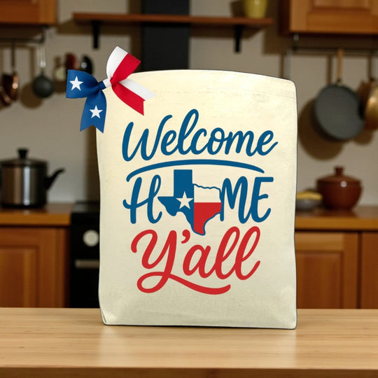 Design Your Own Welcome Home Y’all Gift Tote