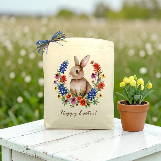 Design Your Own Wildflowers & Whiskers Easter Gift Tote