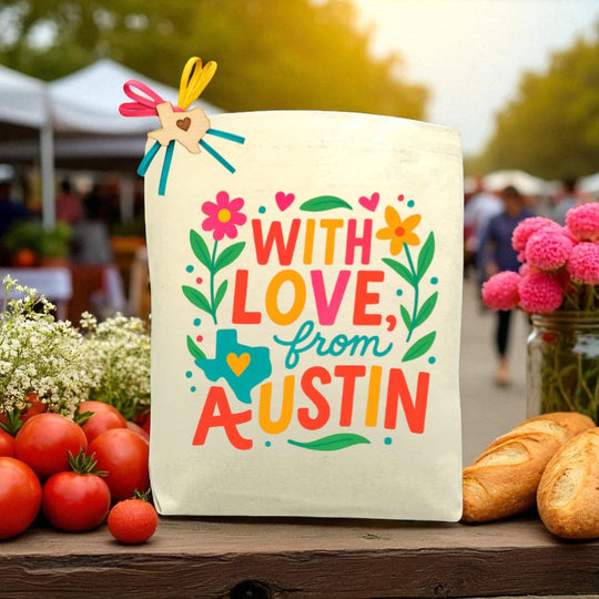 Design Your own With Love, from Austin Gift Tote