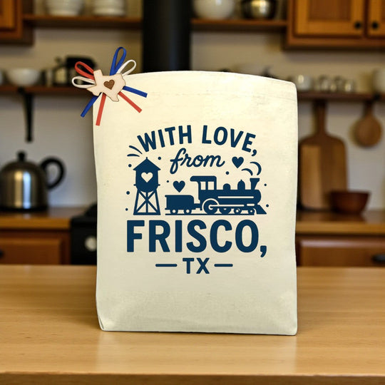 Design Your Own With Love from Frisco TX Gift Tote