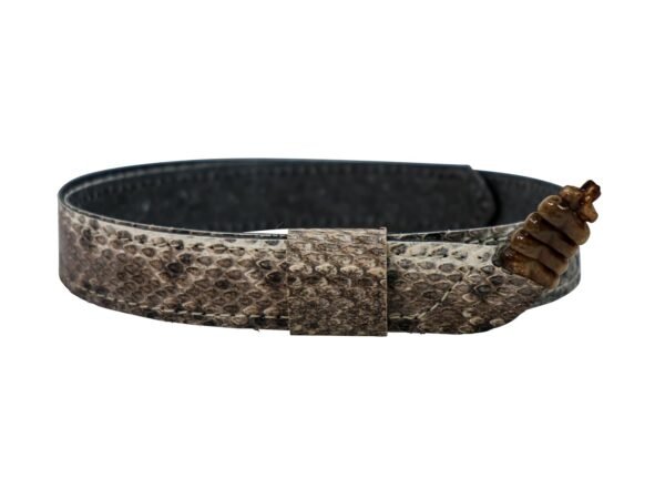 1" Real Texas Western Rattlesnake Hat Band with Rattle