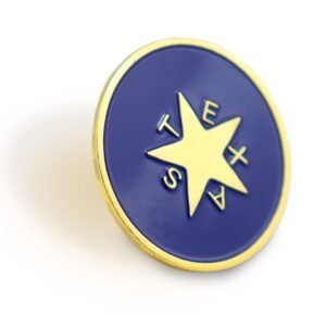 2/12/50/100Pcs Lone star Texas Enamel Lapel Pins Bulk-Supports Texas flag Badge for Men Women Clothes Bags Hats