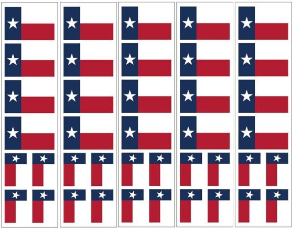 40 Tattoos: Texas State Flag, Texan Party Favors