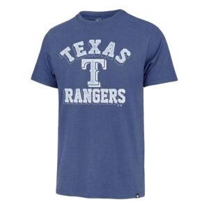 47 Brand MLB Men's Unmatched Franklin Team Color Arched Wordmark Primary Logo Short Sleeve Baseball Fashion T-Shirt