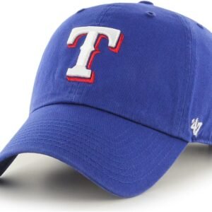 '47 MLB Texas Rangers Clean Up Adjustable Hat, Blue, One Size