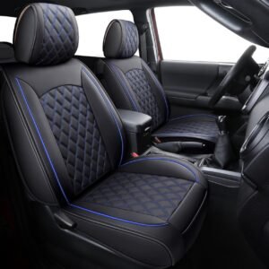 Aierxuan Toyota Tacoma Car Seat Covers Custom Fit 2005-2025 TRD Pro Army Green Nightshade Edition Access Cab Pickup Truck Waterproof Leather Full Seat Cushions(Full Set,...