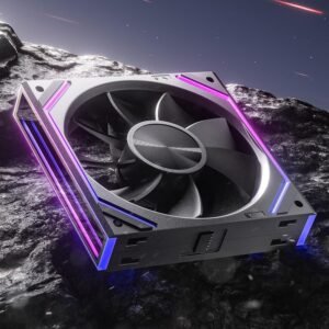 Asiahorse Dawn 120mm Case Fan, ARGB PWM 1850RPM/71CFM Airflow, Forward & Reverse Blade Design, Low Noise, Precision HDB Bearings High Performance UNI PC Fan Modular Daisy Chain