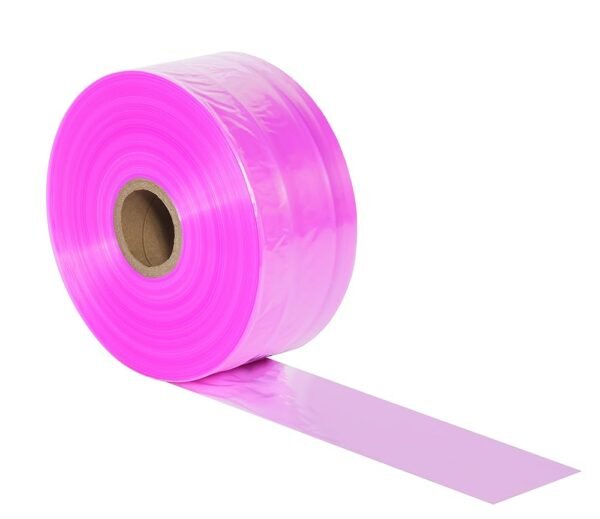 Aviditi Anti-Static Poly Tubing Roll, 6" x 2150', 2 Mil, Pink - for Custom Sized Poly Bags to Package and Store Electronic Components and Accessories