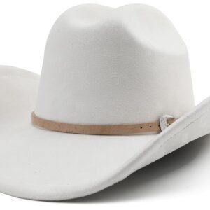 Big Cowboy Hat for Women Men Wide Brim Cowgirls Beach Cattleman Western Cowboys Hat