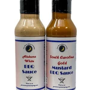 Bundle | Premium | BBQ Sauce 2 Pack | Alabama White BBQ Sauce | South Carolina Gold BBQ Mustrad Sauce