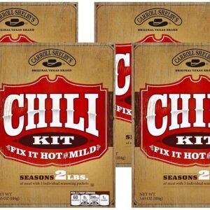 Carroll Shelby Original Texas Chili Kit, 4 oz. (Pack of 4)