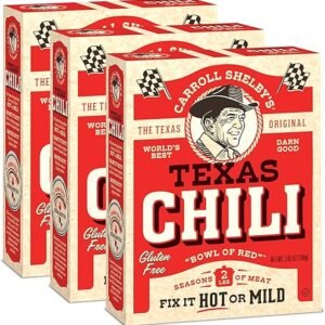 Carroll Shelby's Original Texas Brand Chili Kit 3.65oz Box (Pack of 3)