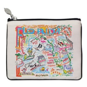 catstudio Florida Zipper Pouch Purse | Holds Your Phone, Coins, Makeup, Dog Treats, & Tech Tools