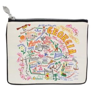catstudio Georgia Zipper Pouch Purse | Holds Your Phone, Coins, Makeup, Dog Treats, & Tech Tools