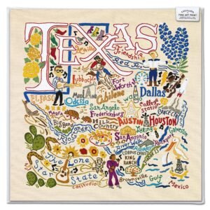 Catstudio Texas Fine Art Print - 8x8 | Geography Inspired Gallery Wall Art