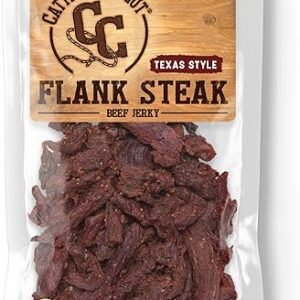 Cattleman's Cut Texas Style Flank Steak Beef Jerky, 9 Ounce
