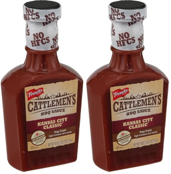 Cattlemen's Kansas City Classic BBQ Sauce, 18 oz (Pack of 2)