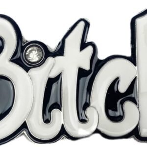 COOLLA Belt Buckle for Women- Bitch Western Rodeo Texas Cowboy Large Belt Buckles