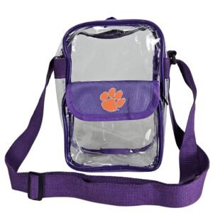 Crossbody Clear Bag 10 Inch Pouch for Valuables - Games, Graduations, Concerts – NCAA Stadium Approved