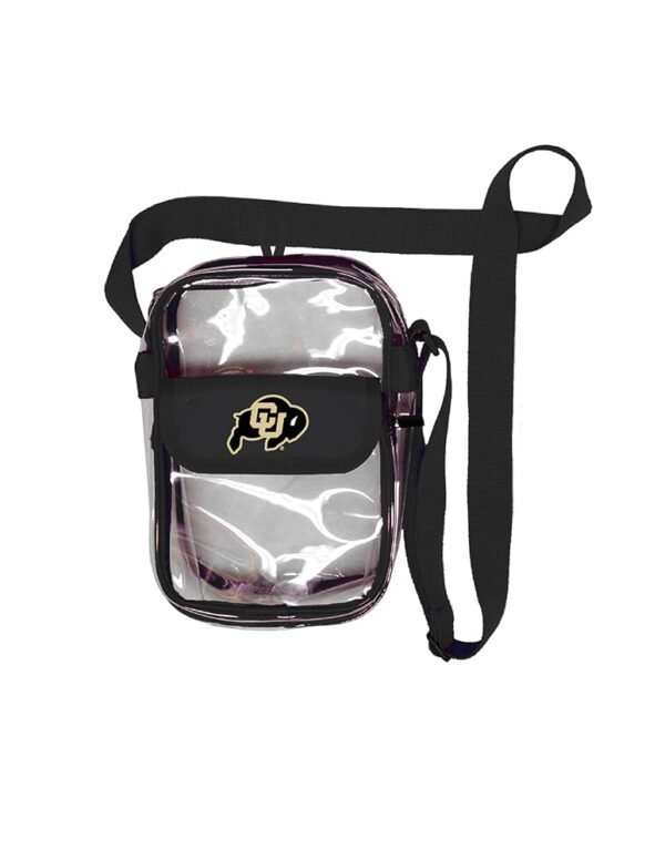 Crossbody Clear Bag 10 Inch Pouch for Valuables - Games, Graduations, Concerts – NCAA Stadium Approved