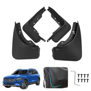 Custom Fit for Mud Flaps 2020-2025 Mercedes-Benz GLB-Class GLB 250 Without AMG Package Mud Splash Guard Front and Rear 4-PC Set