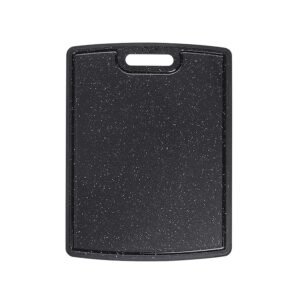 Dexas PolyDuO Reversible Cutting Board, 11 x 14.5 Inches, White and Midnight Granite