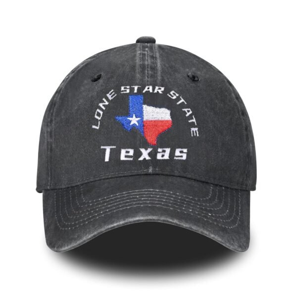 Embroidered Baseball Cap for Women Men Vintage Adjustable Washed Distressed Denim Baseball Hat