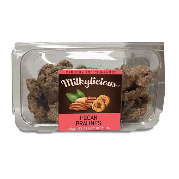 Fancy Handmade Pecan Praline Treats | Decadent Sweet Indulgence | Gifting Baking Outdoors Parties | Healthy Candied Snack Packed in 6 oz. | Proudly Made in USA by Milkylicious