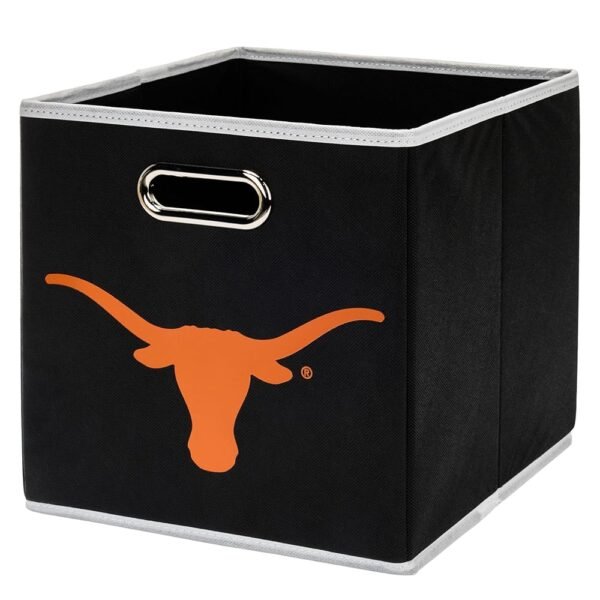 Franklin Sports NCAA College Team Fabric Storage Cubes Made to Fit Storage Bin Organizers
