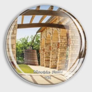 Fridge Magnet Marble Falls Flat Creek Estate Winery Texas USA TX Travel Souvenir Collection for Gift Home Decoration Office Whiteboard