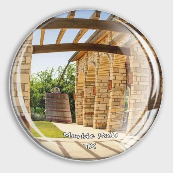 Fridge Magnet Marble Falls Flat Creek Estate Winery Texas USA TX Travel Souvenir Collection for Gift Home Decoration Office Whiteboard