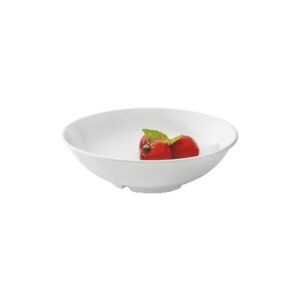 G.E.T. B-48-DW, Diamond White Collection, White 1.9 qt. Melamine Bowls (Pack of 12)