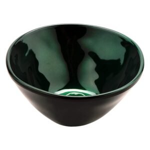 GET B-8-CSG Melamine Irregular Shaped Fruit Bowl, 8 Ounce, Green (Set of 12)