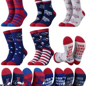 Geyoga 5 Pcs City Travel Souvenirs Socks Novelty Souvenirs Gifts Socks Funny Travel Lover Gift for Men Women