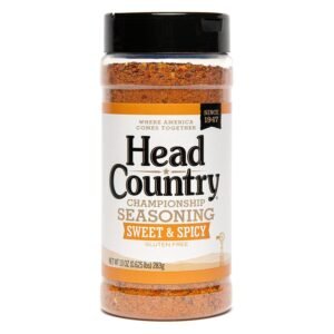 Head Country Bar-B-Q Championship Seasoning, Sweet & Spicy | Gluten Free, MSG Free Barbecue Seasoning With No Allergens | Sweet, Smoky Dry Rub Great On BBQ Chicken, Pork & Ribs...